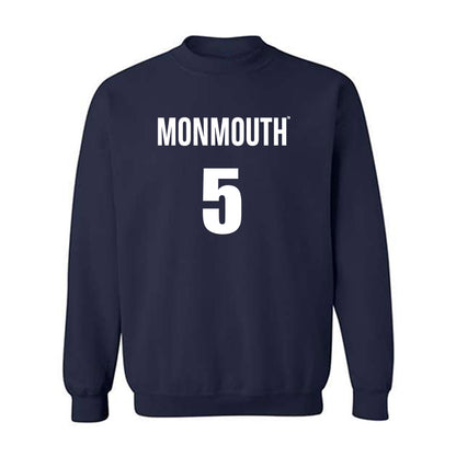 Monmouth - NCAA Men's Basketball : Dylan Perry - Replica Shersey Crewneck Sweatshirt-0