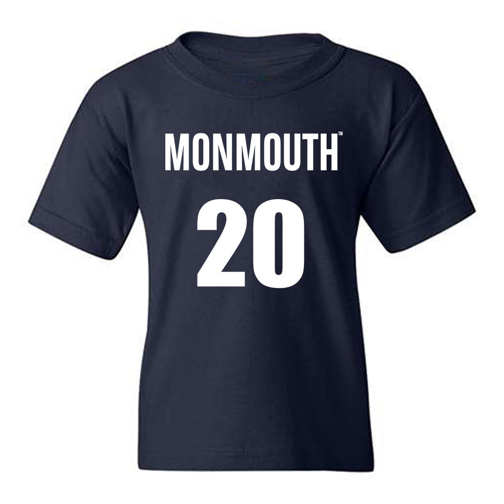 Monmouth - NCAA Men's Basketball : Zubayr Griffin - Replica Shersey Youth T-Shirt-0
