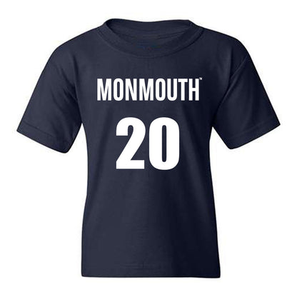 Monmouth - NCAA Men's Basketball : Zubayr Griffin - Replica Shersey Youth T-Shirt-0