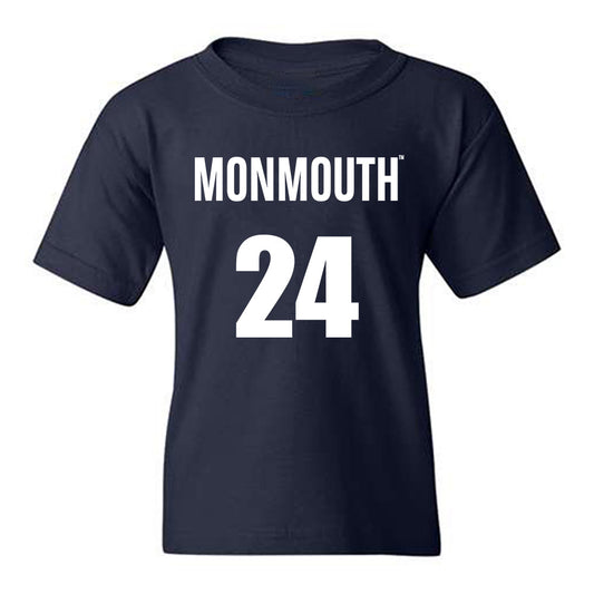 Monmouth - NCAA Men's Basketball : Jinup Dobuol - Replica Shersey Youth T-Shirt-0