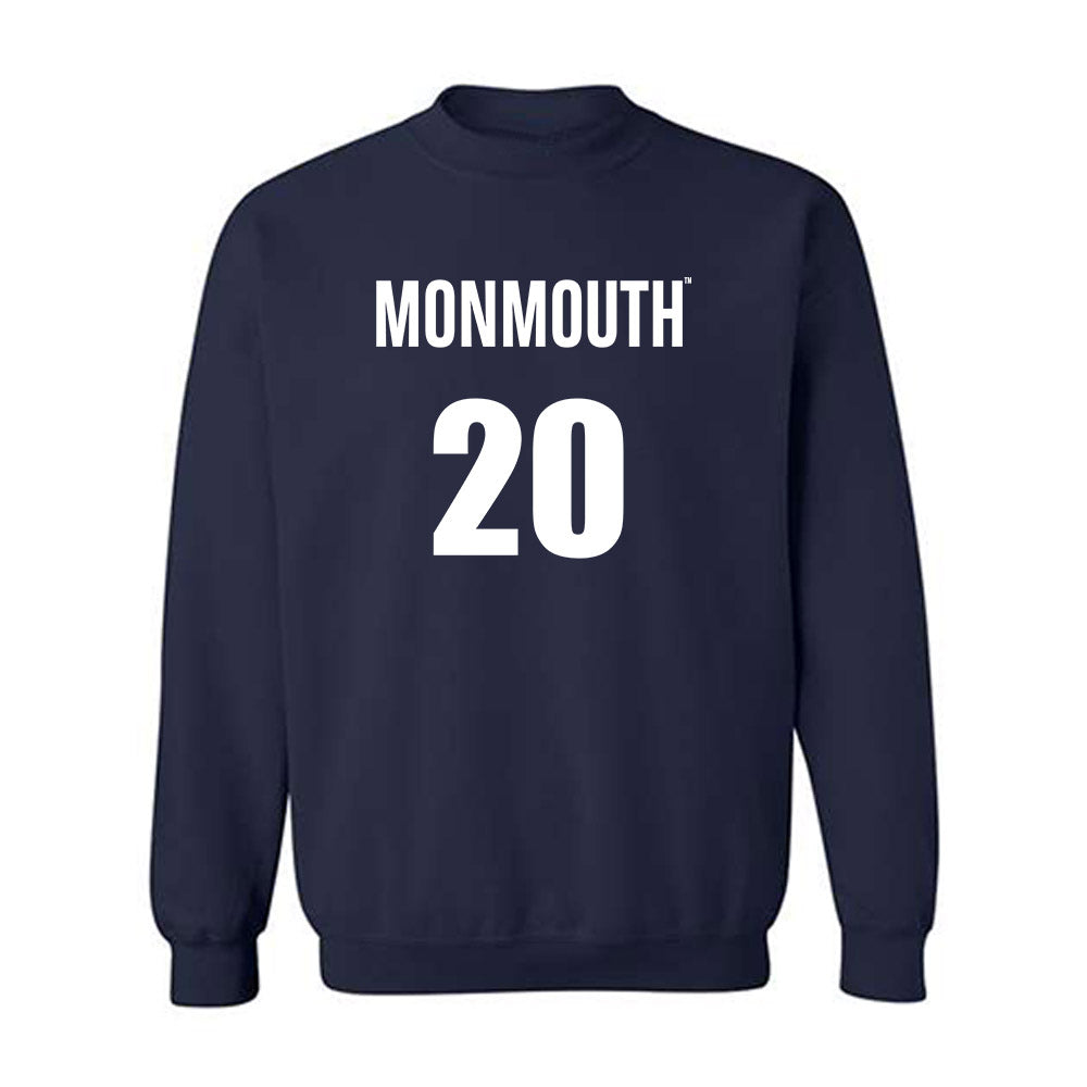 Monmouth - NCAA Men's Basketball : Zubayr Griffin - Replica Shersey Crewneck Sweatshirt-0