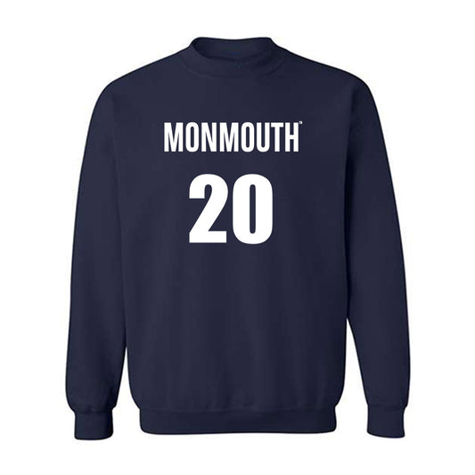 Monmouth - NCAA Men's Basketball : Zubayr Griffin - Replica Shersey Crewneck Sweatshirt-0