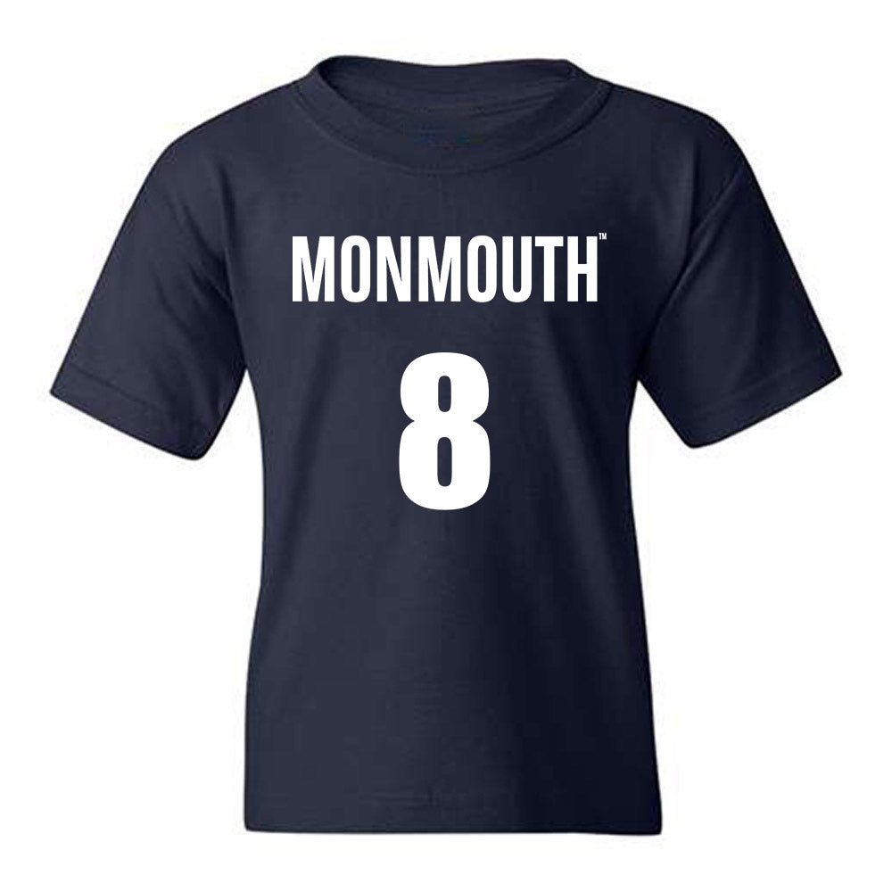 Monmouth - NCAA Men's Basketball : OMarion Harvey - Replica Shersey Youth T-Shirt-0