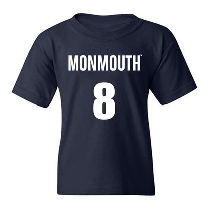 Monmouth - NCAA Men's Basketball : OMarion Harvey - Replica Shersey Youth T-Shirt-0
