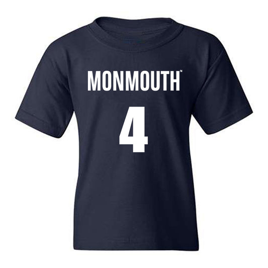 Monmouth - NCAA Men's Basketball : Jebron Harris - Replica Shersey Youth T-Shirt-0