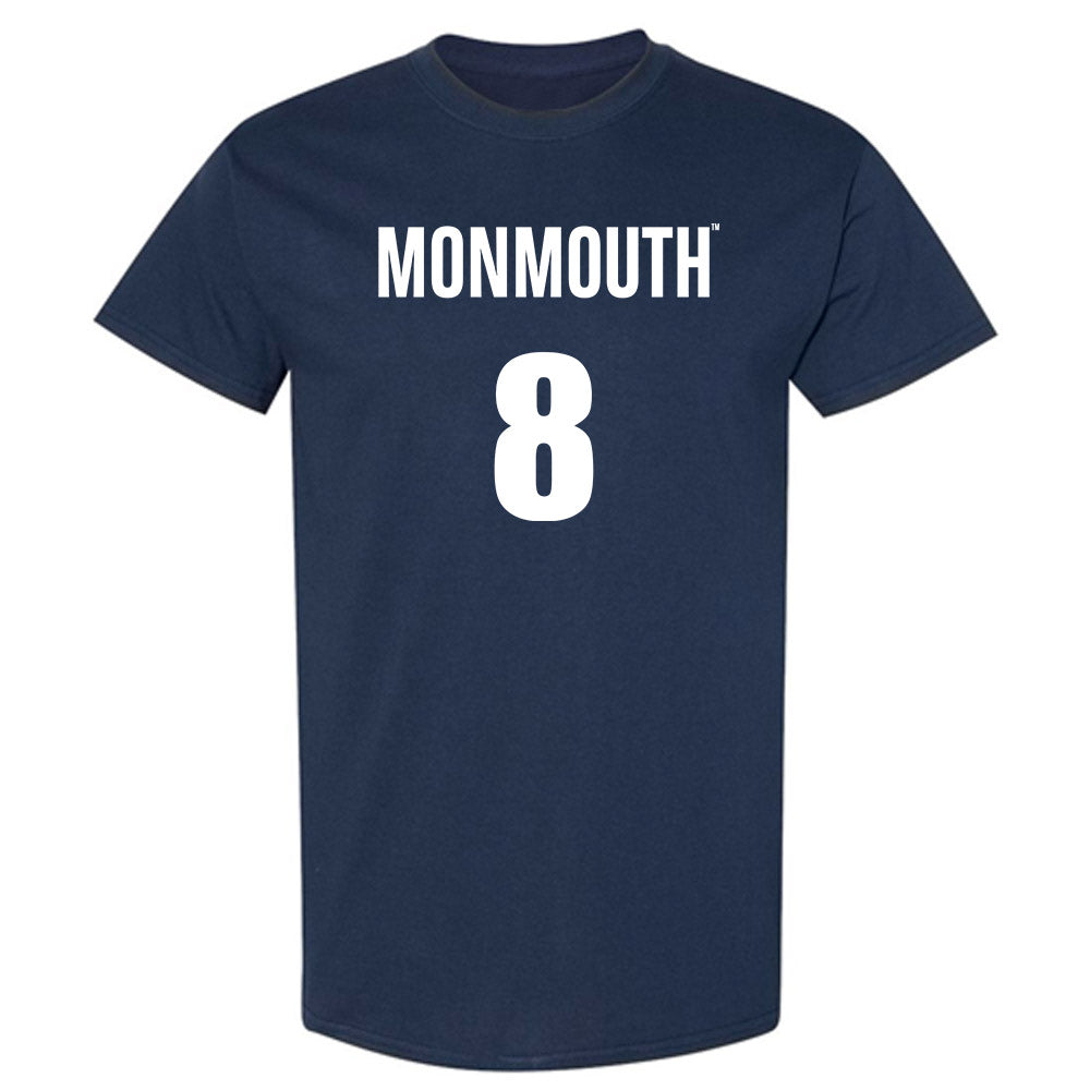 Monmouth - NCAA Men's Basketball : OMarion Harvey - Replica Shersey T-Shirt-0