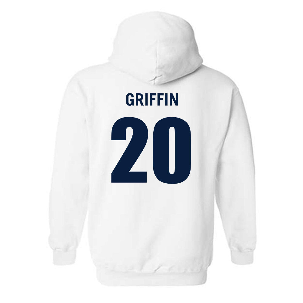 Monmouth - NCAA Men's Basketball : Zubayr Griffin - Replica Shersey Hooded Sweatshirt-1