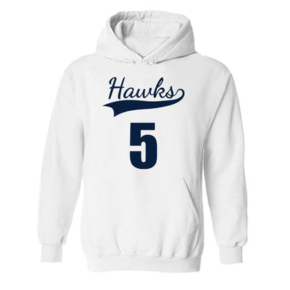 Monmouth - NCAA Men's Basketball : Dylan Perry - Replica Shersey Hooded Sweatshirt-0