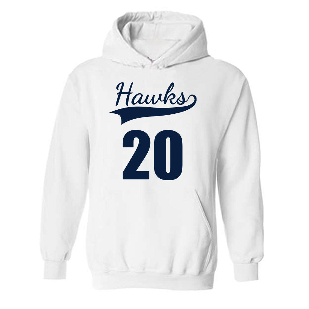 Monmouth - NCAA Men's Basketball : Zubayr Griffin - Replica Shersey Hooded Sweatshirt-0