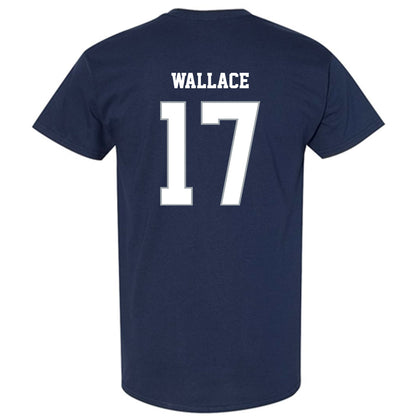 Monmouth - NCAA Men's Lacrosse : Ryan Wallace - Blue T-Shirt-1