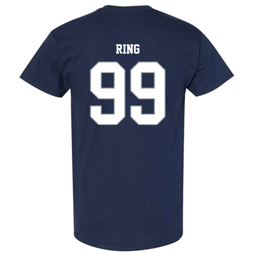 Monmouth - NCAA Men's Lacrosse : Kevin Ring - Blue T-Shirt-1
