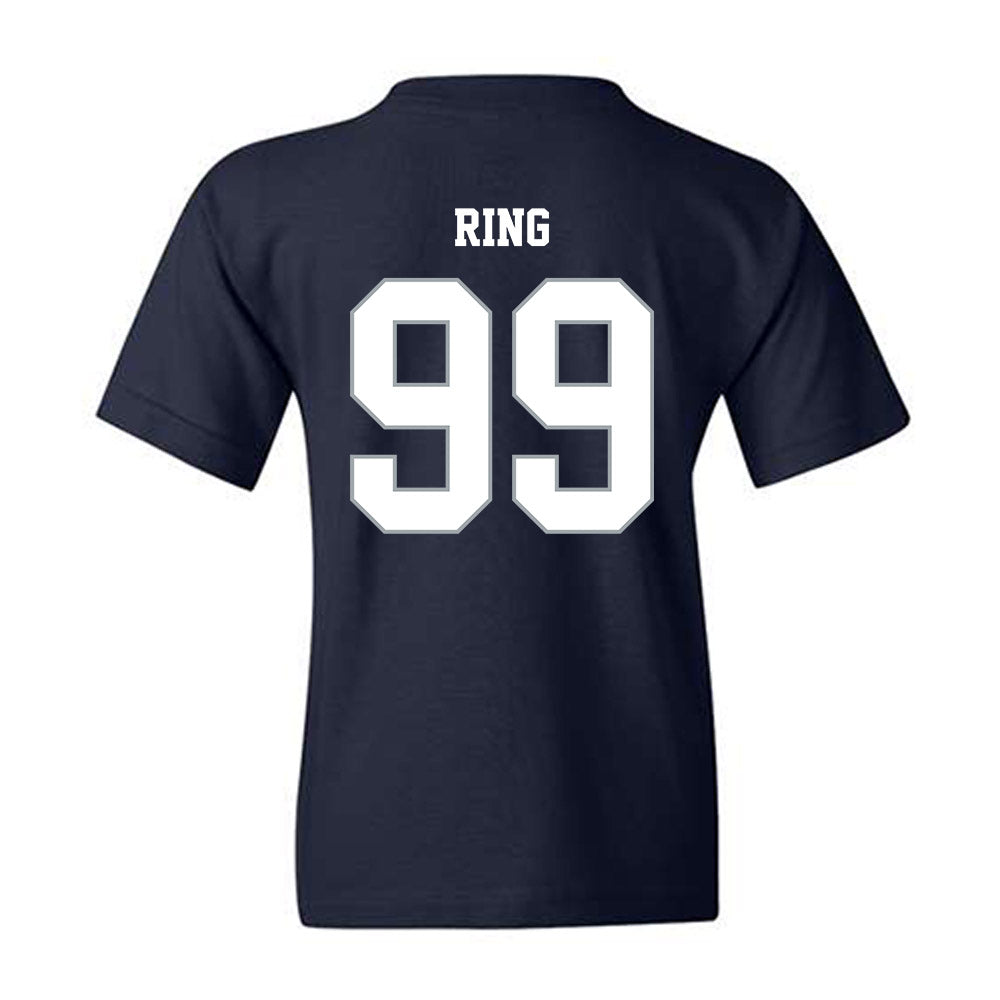 Monmouth - NCAA Men's Lacrosse : Kevin Ring - Blue Youth T-Shirt-1