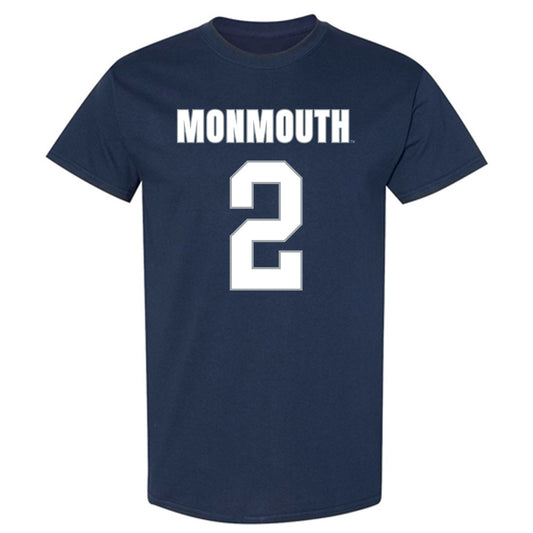 Monmouth - NCAA Men's Lacrosse : Matt Dollive - Blue T-Shirt-0