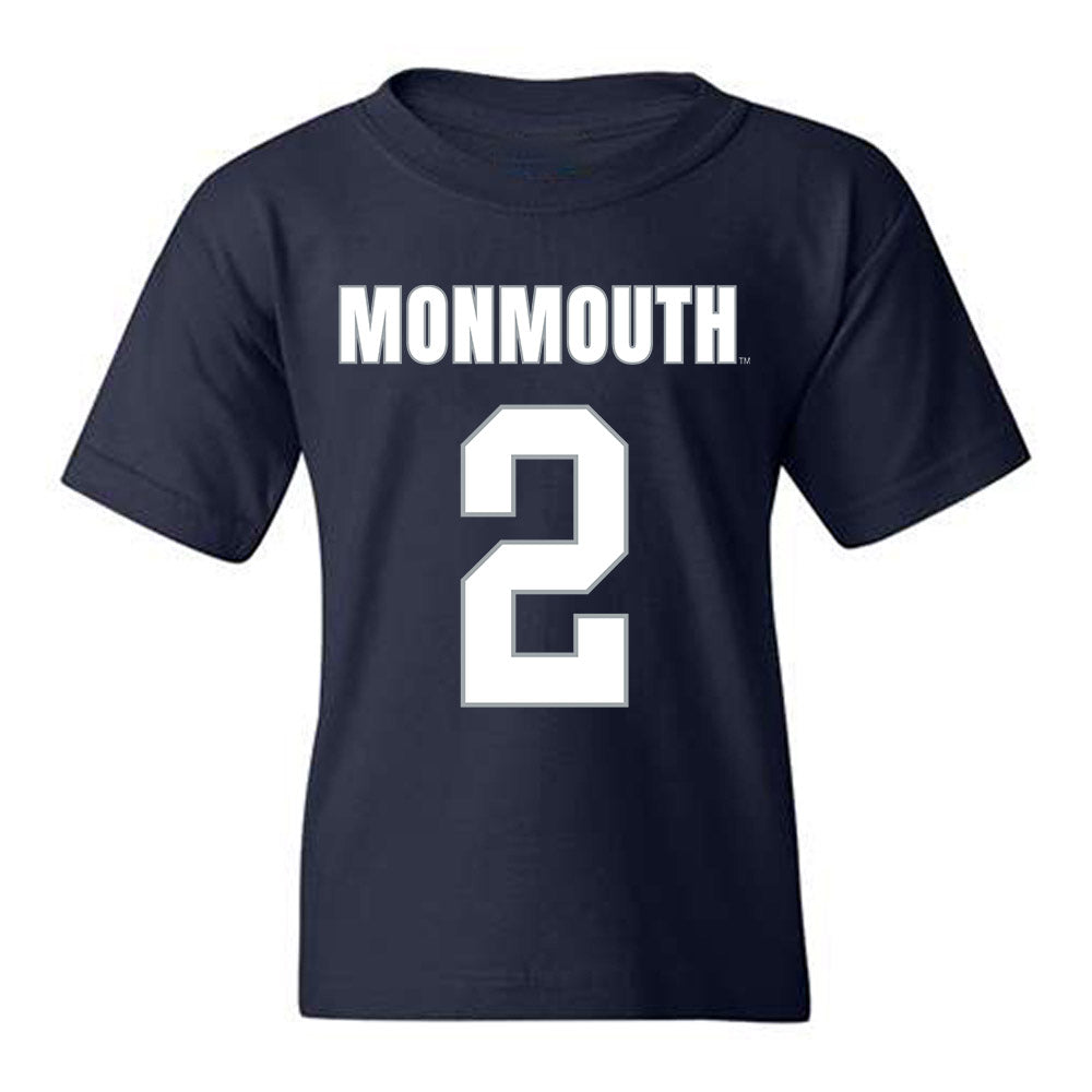 Monmouth - NCAA Men's Lacrosse : Matt Dollive - Blue Youth T-Shirt-0