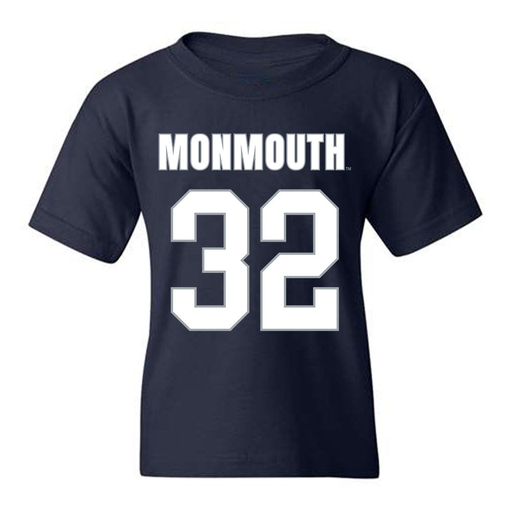 Monmouth - NCAA Men's Lacrosse : William Hohn - Blue Youth T-Shirt
