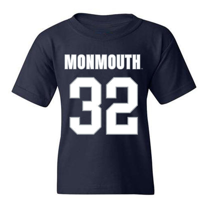 Monmouth - NCAA Men's Lacrosse : William Hohn - Blue Youth T-Shirt
