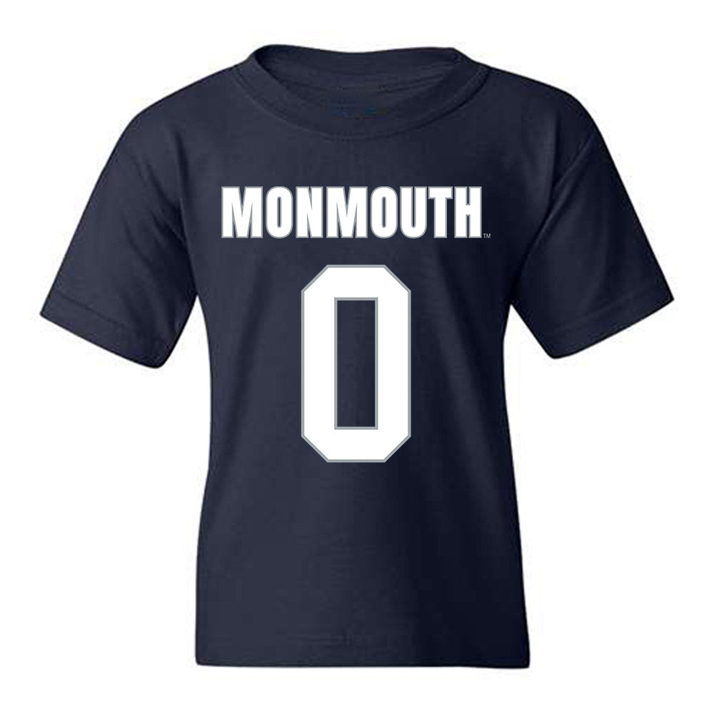 Monmouth - NCAA Men's Lacrosse : Caden Kesselring - Blue Youth T-Shirt-0