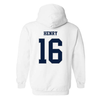 Monmouth - NCAA Men's Lacrosse : Mark Henry - Replica Shersey Hooded Sweatshirt-1