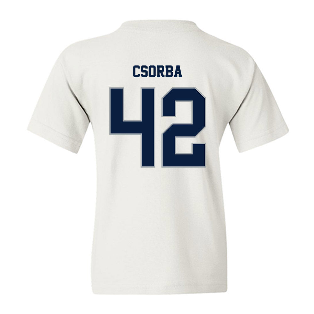 Monmouth - NCAA Men's Lacrosse : James Csorba - Replica Shersey Youth T-Shirt-1