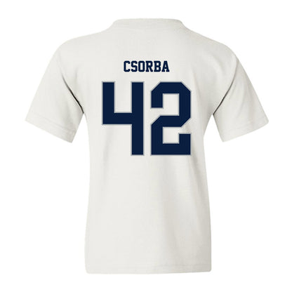 Monmouth - NCAA Men's Lacrosse : James Csorba - Replica Shersey Youth T-Shirt-1