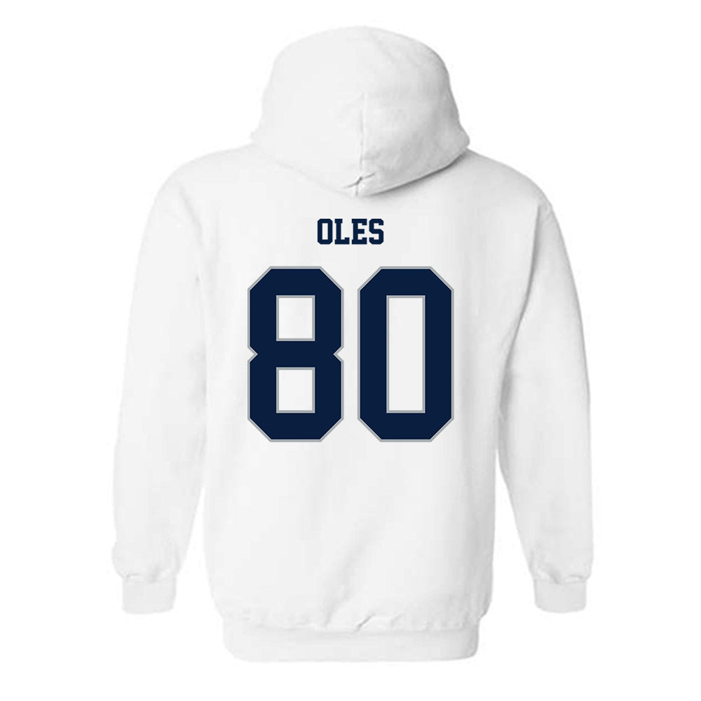 Monmouth - NCAA Men's Lacrosse : Lincoln Oles - Replica Shersey Hooded Sweatshirt-1