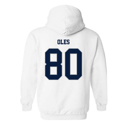 Monmouth - NCAA Men's Lacrosse : Lincoln Oles - Replica Shersey Hooded Sweatshirt-1