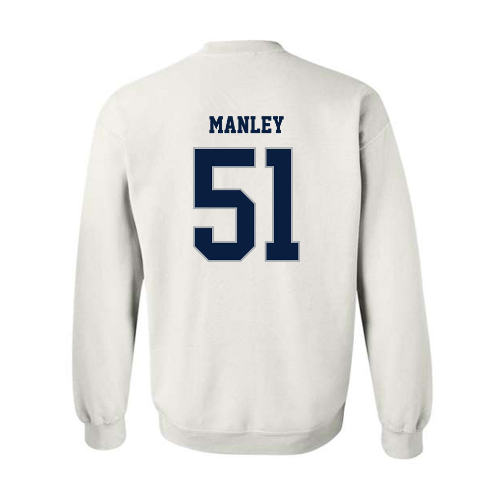 Monmouth - NCAA Men's Lacrosse : Tommy Manley - Replica Shersey Crewneck Sweatshirt-1