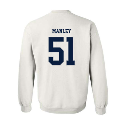 Monmouth - NCAA Men's Lacrosse : Tommy Manley - Replica Shersey Crewneck Sweatshirt-1