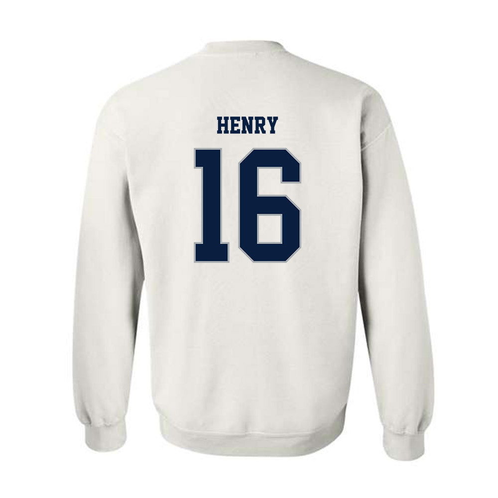 Monmouth - NCAA Men's Lacrosse : Mark Henry - Replica Shersey Crewneck Sweatshirt-1