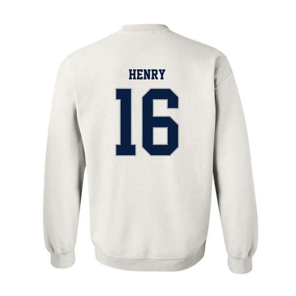 Monmouth - NCAA Men's Lacrosse : Mark Henry - Replica Shersey Crewneck Sweatshirt-1