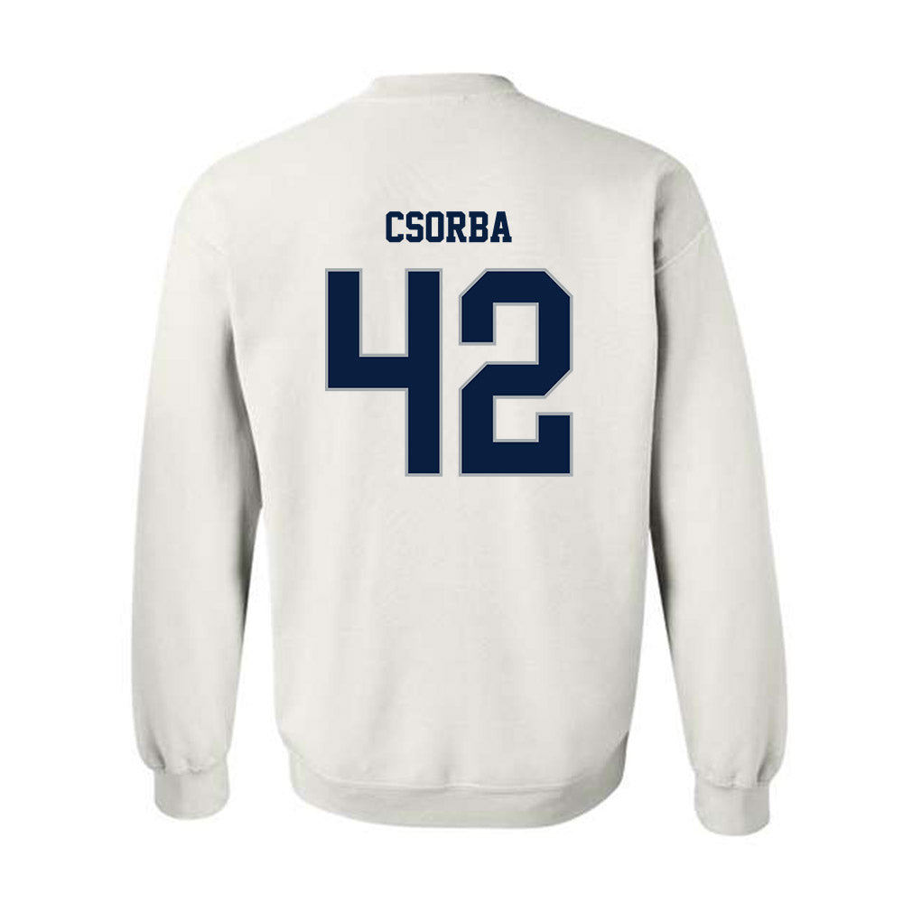 Monmouth - NCAA Men's Lacrosse : James Csorba - Replica Shersey Crewneck Sweatshirt-1