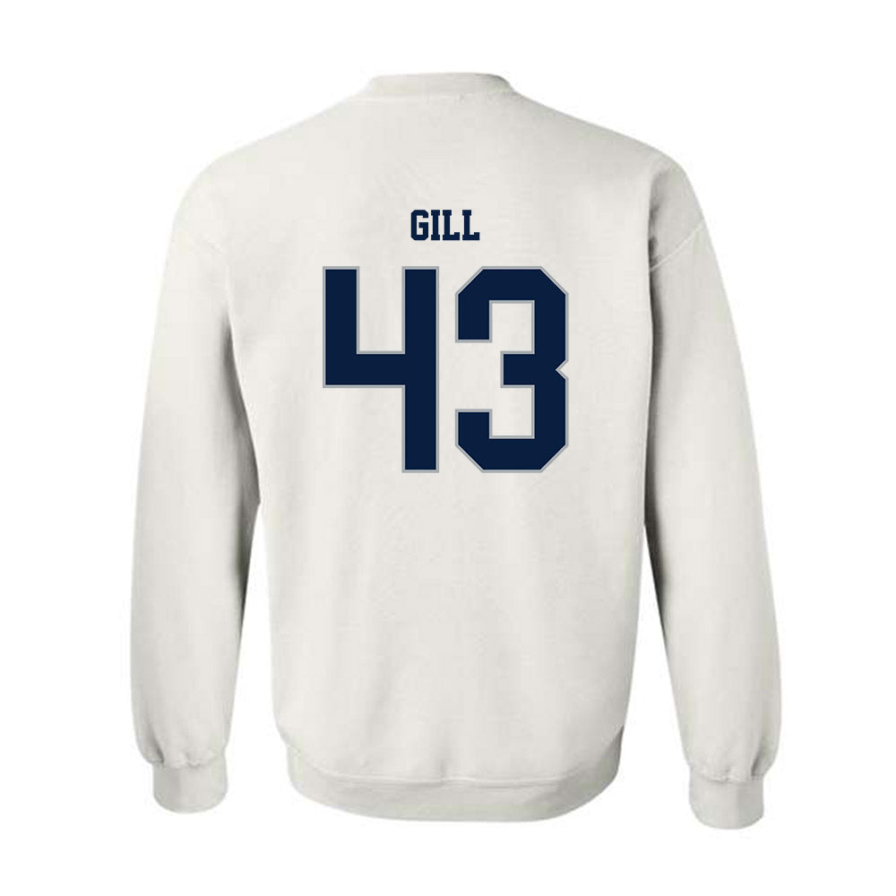 Monmouth - NCAA Men's Lacrosse : Arjun Gill - Replica Shersey Crewneck Sweatshirt-1