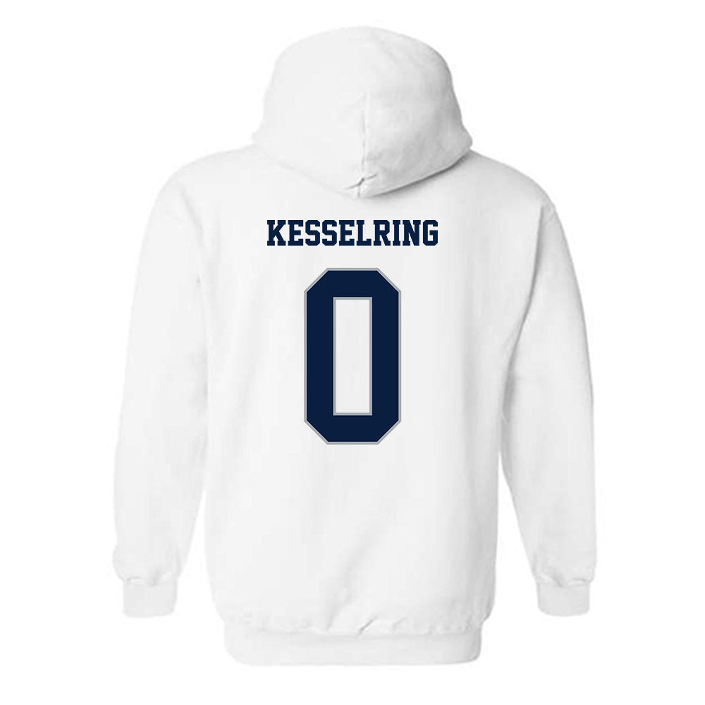 Monmouth - NCAA Men's Lacrosse : Caden Kesselring - Replica Shersey Hooded Sweatshirt-1