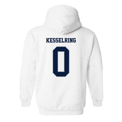 Monmouth - NCAA Men's Lacrosse : Caden Kesselring - Replica Shersey Hooded Sweatshirt-1