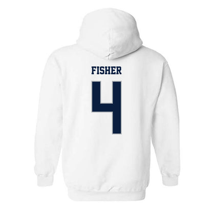 Monmouth - NCAA Men's Lacrosse : Ethan Fisher - Replica Shersey Hooded Sweatshirt-1