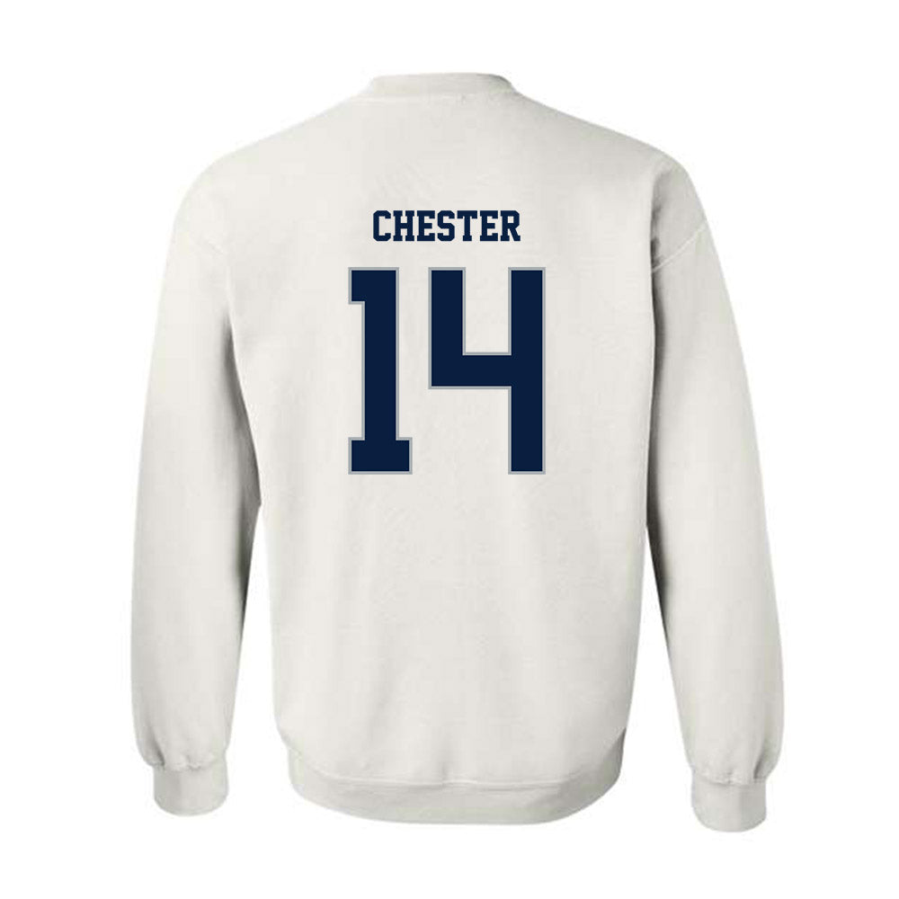 Monmouth - NCAA Men's Lacrosse : Riley Chester - Replica Shersey Crewneck Sweatshirt-1