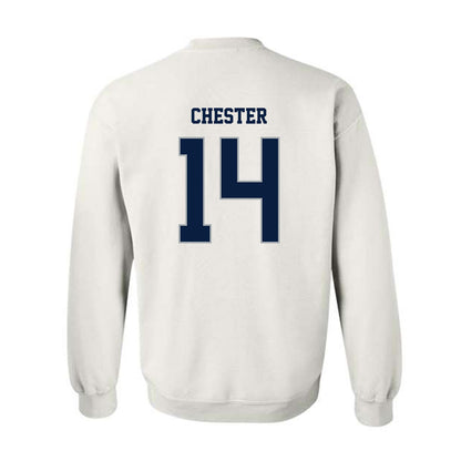 Monmouth - NCAA Men's Lacrosse : Riley Chester - Replica Shersey Crewneck Sweatshirt-1