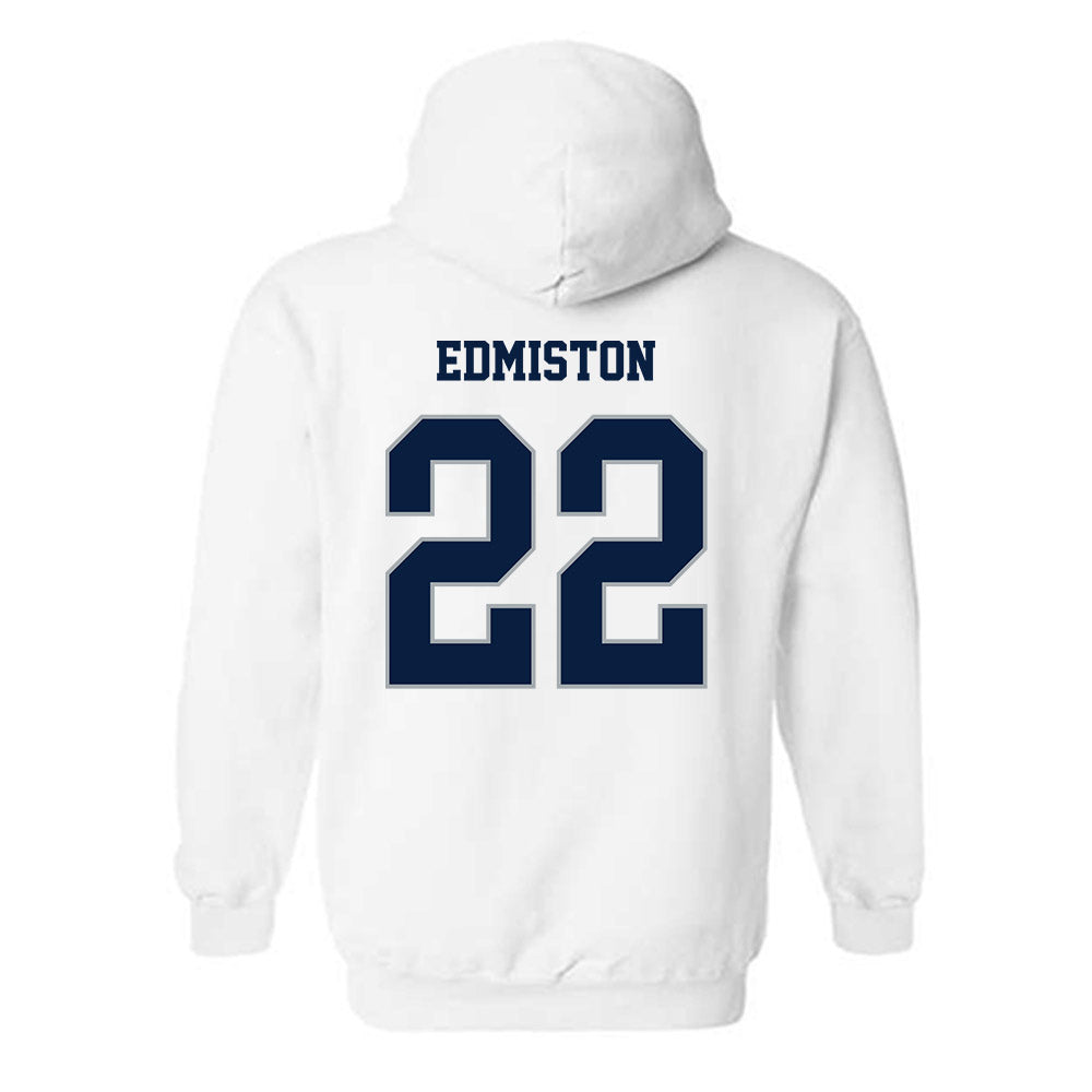 Monmouth - NCAA Men's Lacrosse : Miles Edmiston - Replica Shersey Hooded Sweatshirt-1