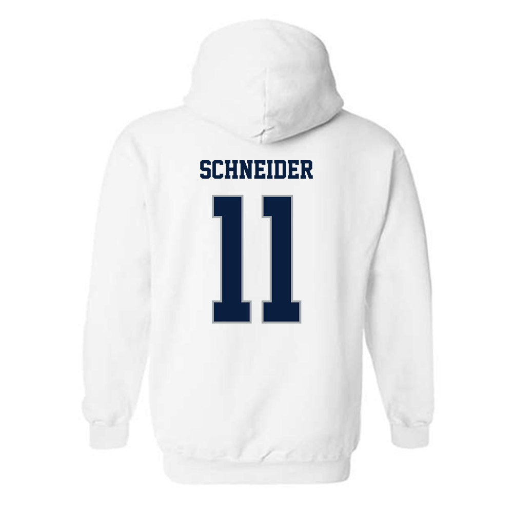 Monmouth - NCAA Men's Lacrosse : Matt Schneider - Replica Shersey Hooded Sweatshirt-1