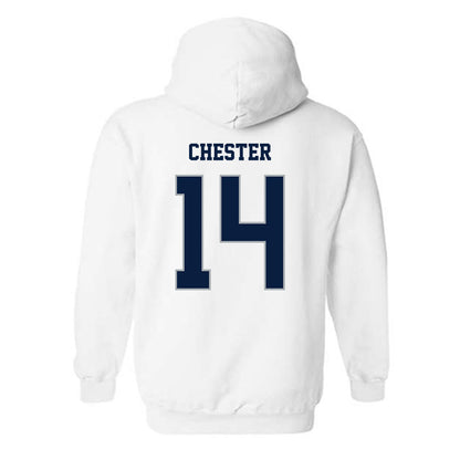 Monmouth - NCAA Men's Lacrosse : Riley Chester - Replica Shersey Hooded Sweatshirt-1