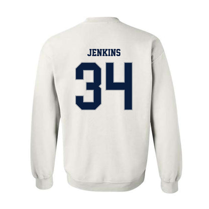 Monmouth - NCAA Men's Lacrosse : Jaeden Jenkins - Replica Shersey Crewneck Sweatshirt-1
