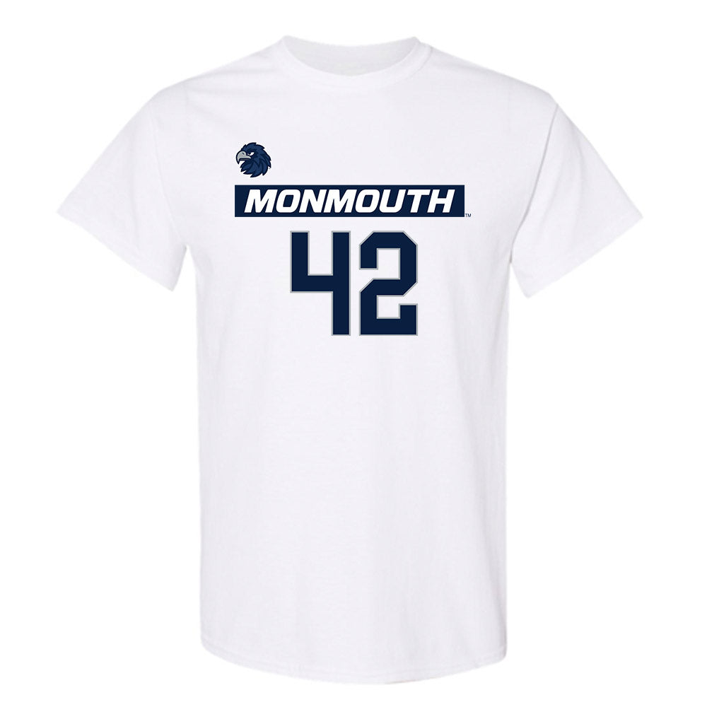 Monmouth - NCAA Men's Lacrosse : James Csorba - Replica Shersey T-Shirt-0