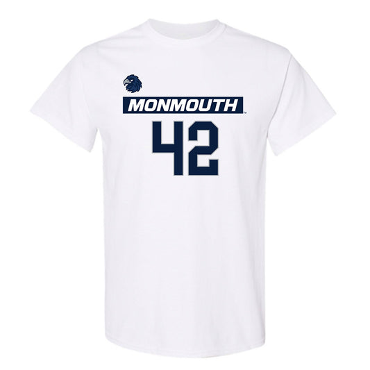 Monmouth - NCAA Men's Lacrosse : James Csorba - Replica Shersey T-Shirt-0