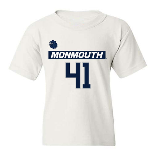 Monmouth - NCAA Men's Lacrosse : Benjamin L'Hommedieu - Replica Shersey Youth T-Shirt-0