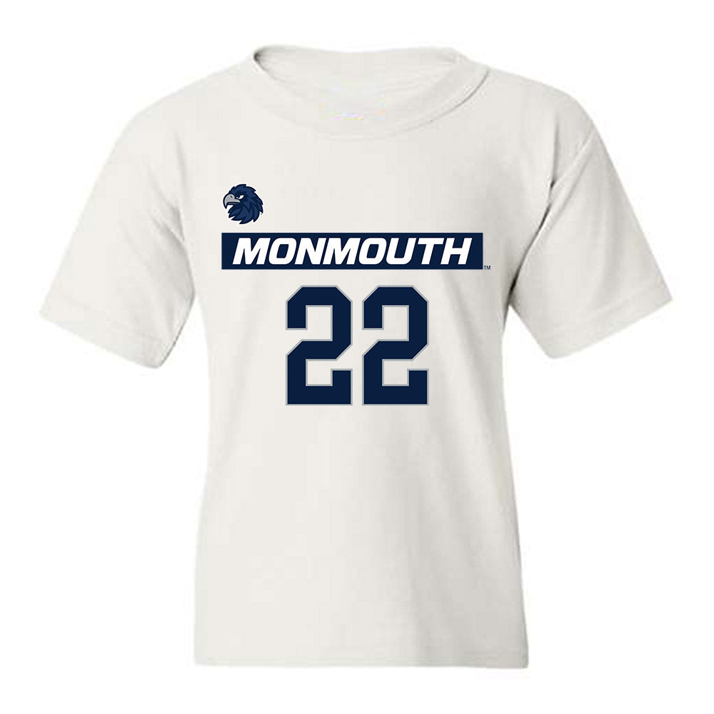 Monmouth - NCAA Men's Lacrosse : Miles Edmiston - Replica Shersey Youth T-Shirt-0