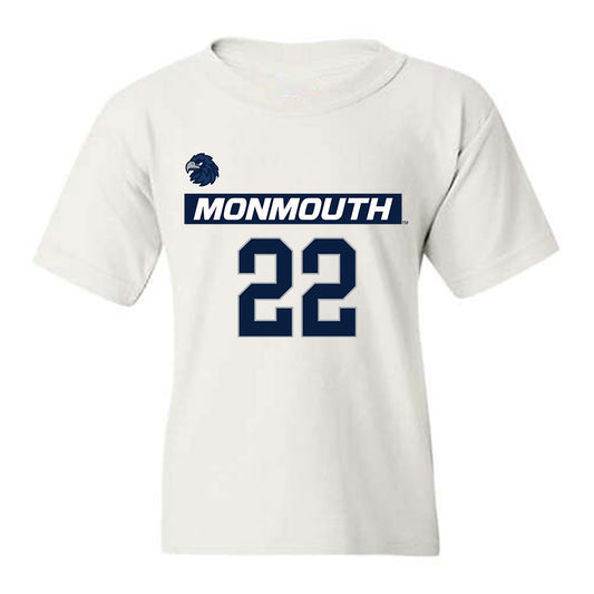 Monmouth - NCAA Men's Lacrosse : Miles Edmiston - Replica Shersey Youth T-Shirt-0