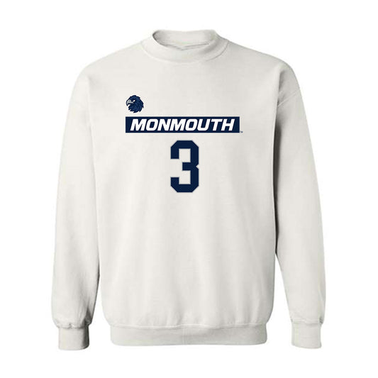 Monmouth - NCAA Men's Lacrosse : Hayden Chester - Replica Shersey Crewneck Sweatshirt-0