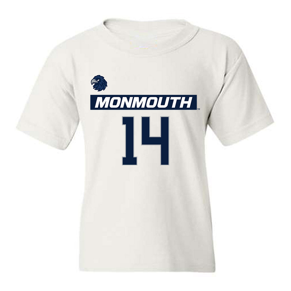 Monmouth - NCAA Men's Lacrosse : Riley Chester - Replica Shersey Youth T-Shirt-0