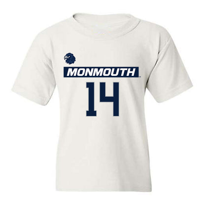 Monmouth - NCAA Men's Lacrosse : Riley Chester - Replica Shersey Youth T-Shirt-0