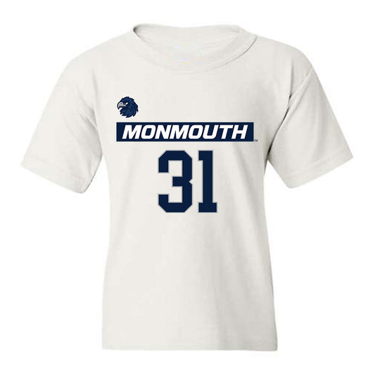 Monmouth - NCAA Men's Lacrosse : Brayden Lasensky - Replica Shersey Youth T-Shirt-0